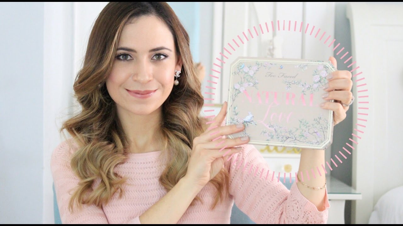 Too Faced Natural love palette review + Swatches + mini Tutorial | Gaby Campos