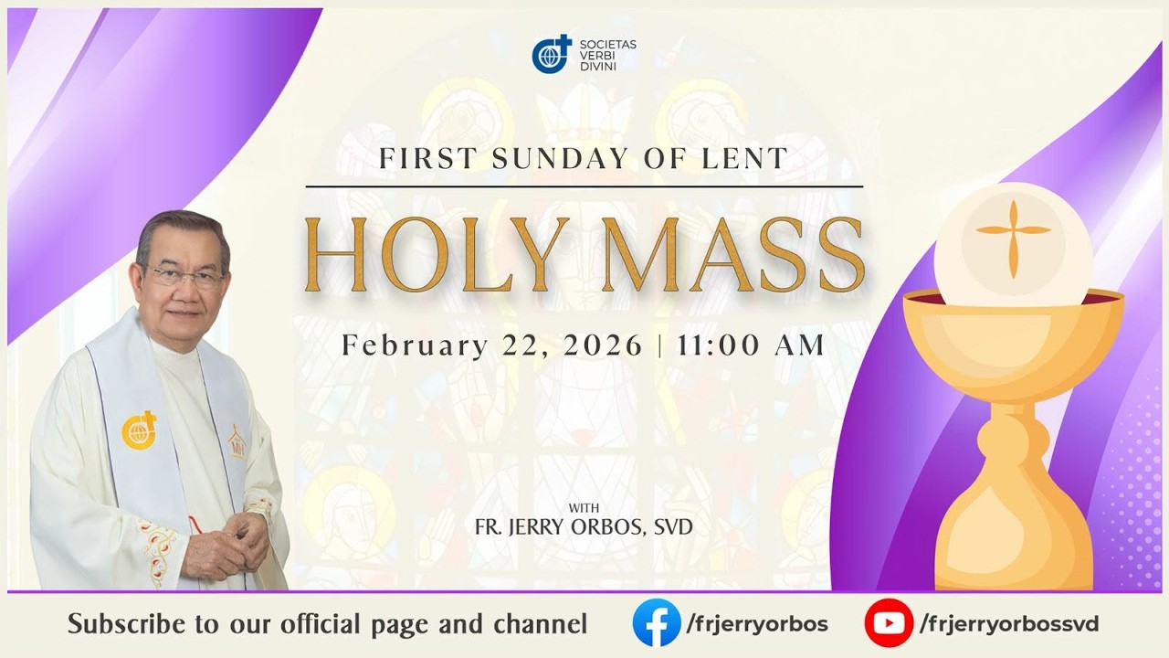 LIVE: Holy Mass | First Sunday of Lent | February 22, 2026 &ndash; 11:00am