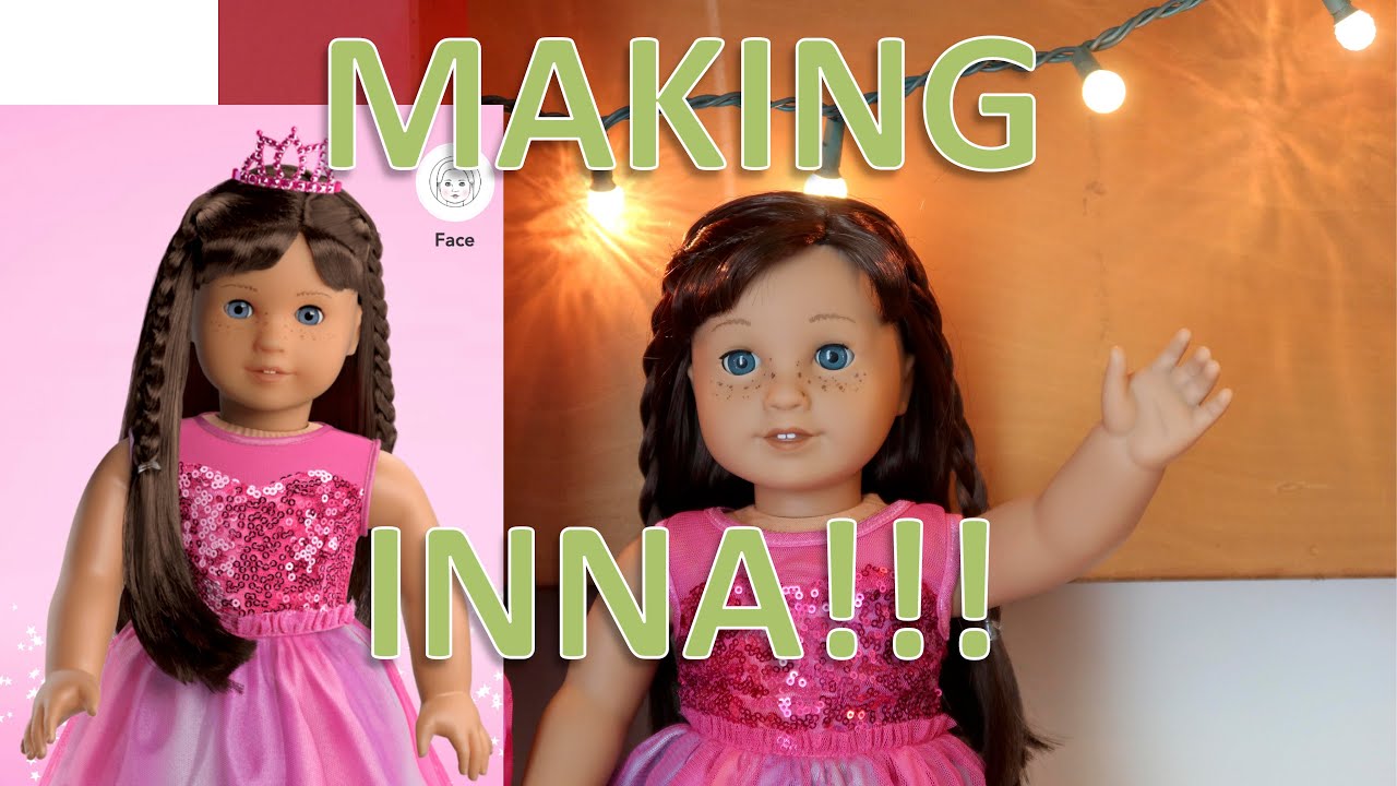 Specific Details on my American Girl Doll Create Your Own Jess Face Mold - Inna!!!