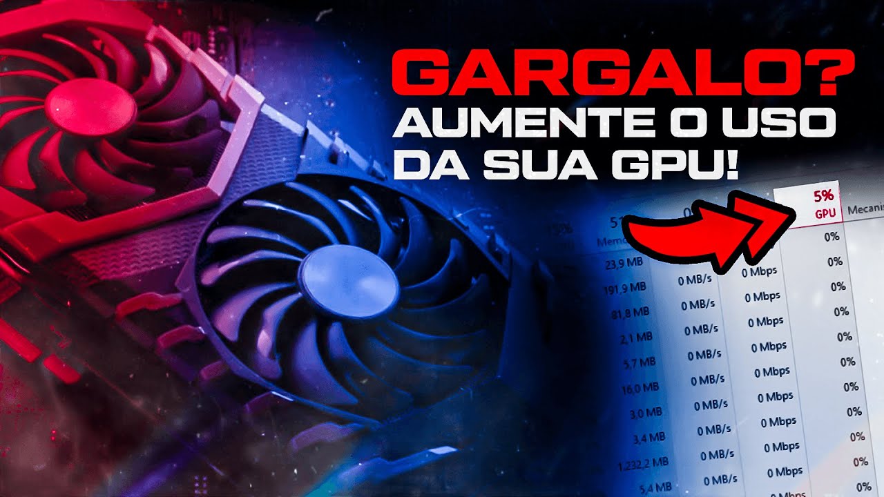 AUMENTE O USO DA GPU E GANHE FPS ! MAIS DESEMPENHO NOS JOGOS ! BAIXO USO DA PLACA DE VÍDEO FIX