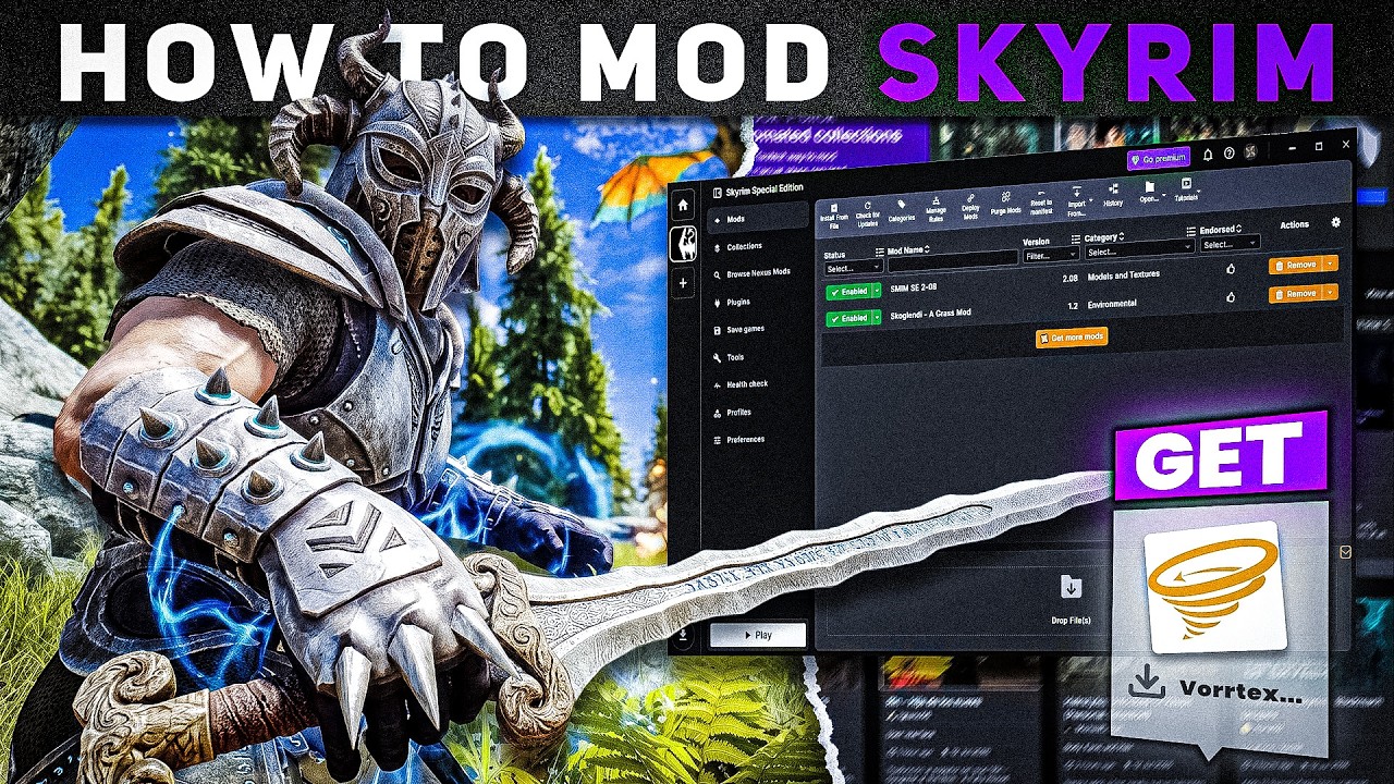 🟢How to Mod Skyrim SE in 3 Minutes - 2026 (Easiest Tutorial!)