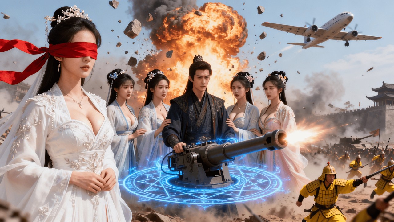 穿越古代遇裝逼武夫：我金鐘罩能抗一切！現代專家默默扛出火箭筒，一炮下去渣都不剩！造核武器統一世界？