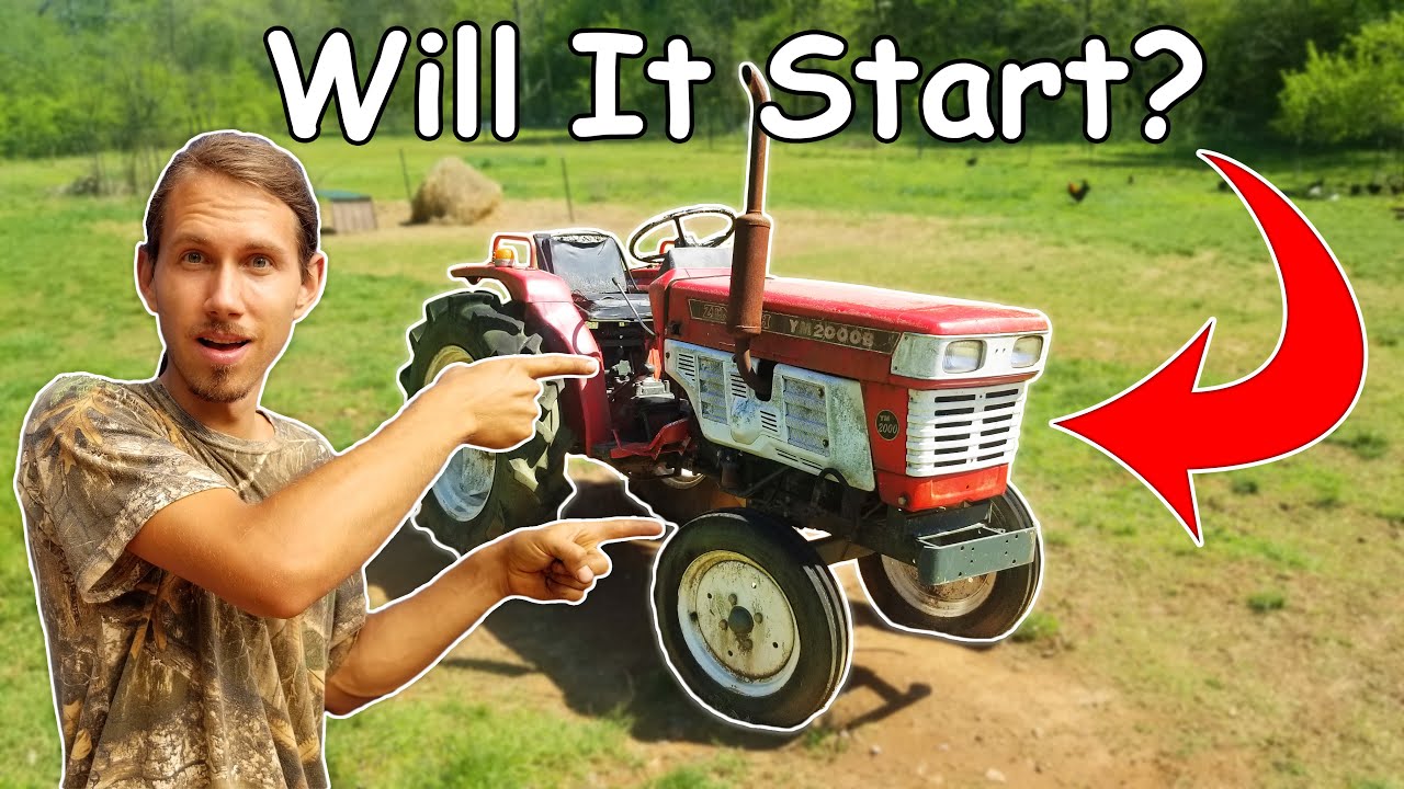 Abandoned Yanmar Tractor WILL IT START? Part 1?