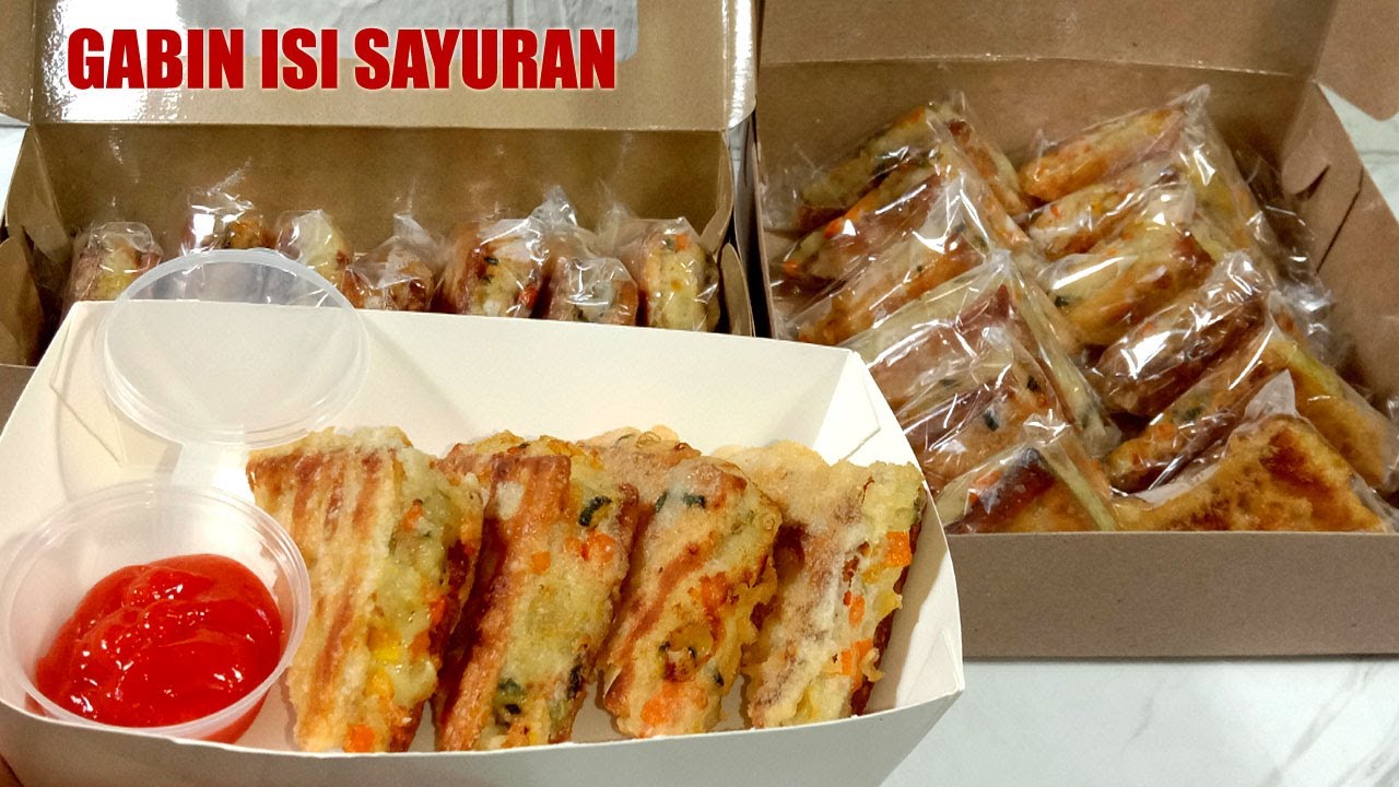 GABIN ISI SAYURAN - IDE JUALAN KUE DAN ISIAN SNACK BOX