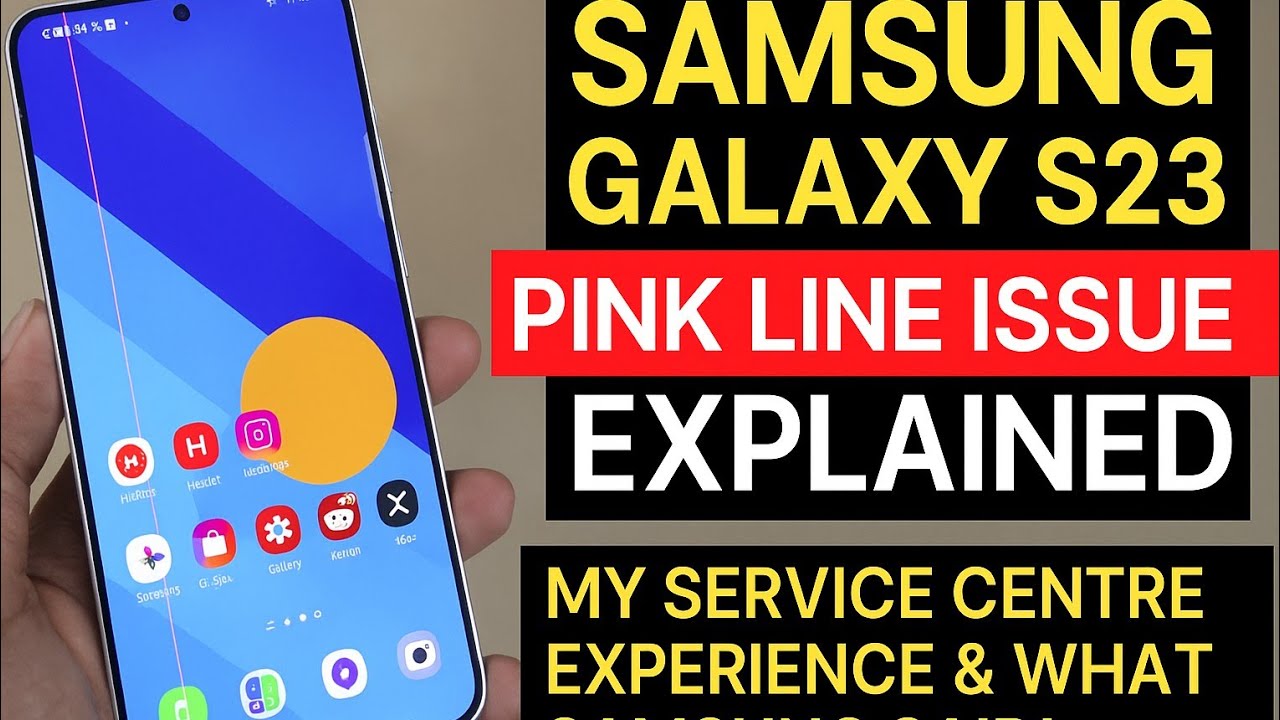 Samsung Galaxy S23 Pink Line Issue Explained | My Service Centre Experience & What Samsung Said!