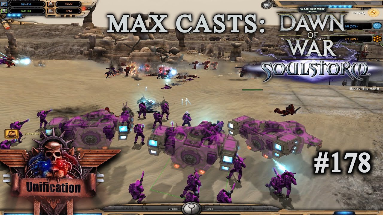 Max Casts: Dawn of War - Unification [v7.3.6] # Blood Angels VS Tau Empire [PvP][1vs1]