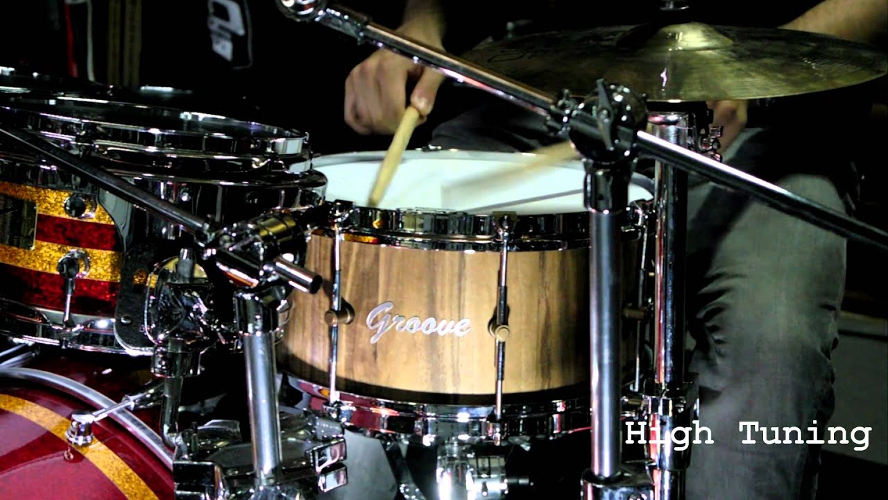 Groove Drum Co. The Walnutist Stave Snare Drum 14x7