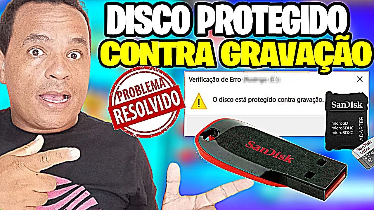 Como remover proteção contra gravação do Pendrive ou cartão SD ✅Resolvido