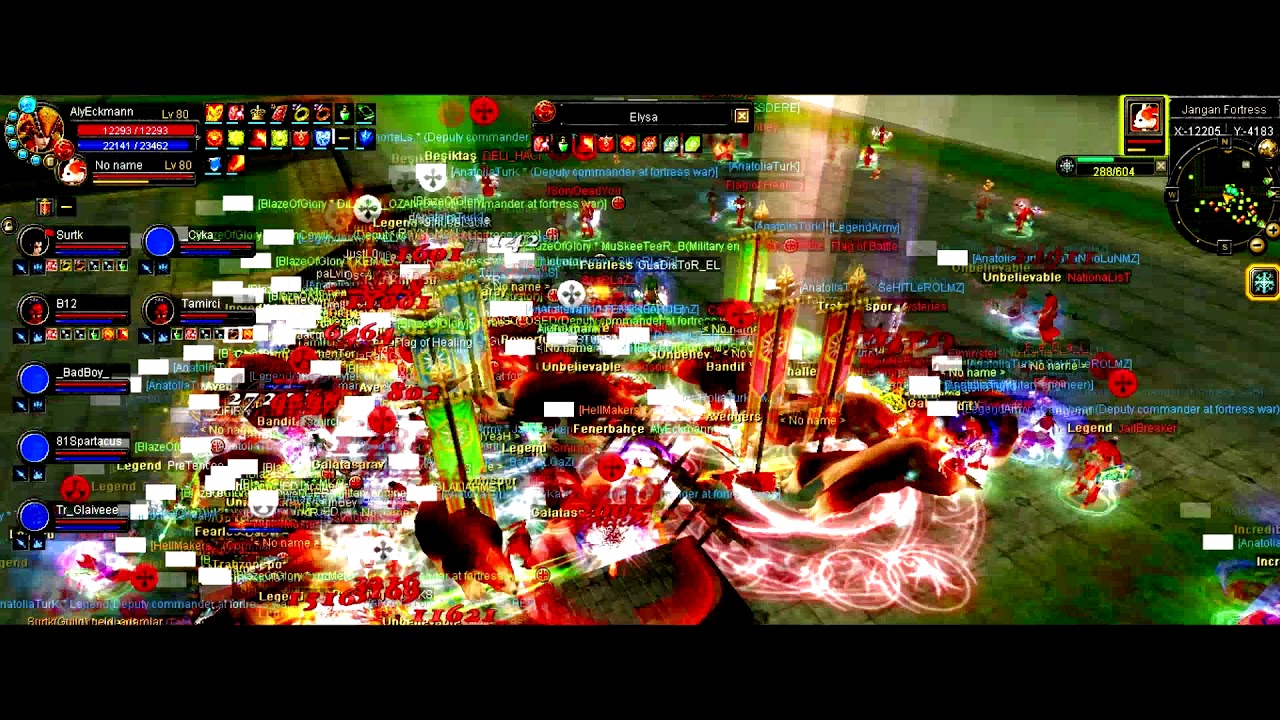 StrongSro - HellMakers & BlazeOfGlory & RoyaLs Jangan Fortress War..!