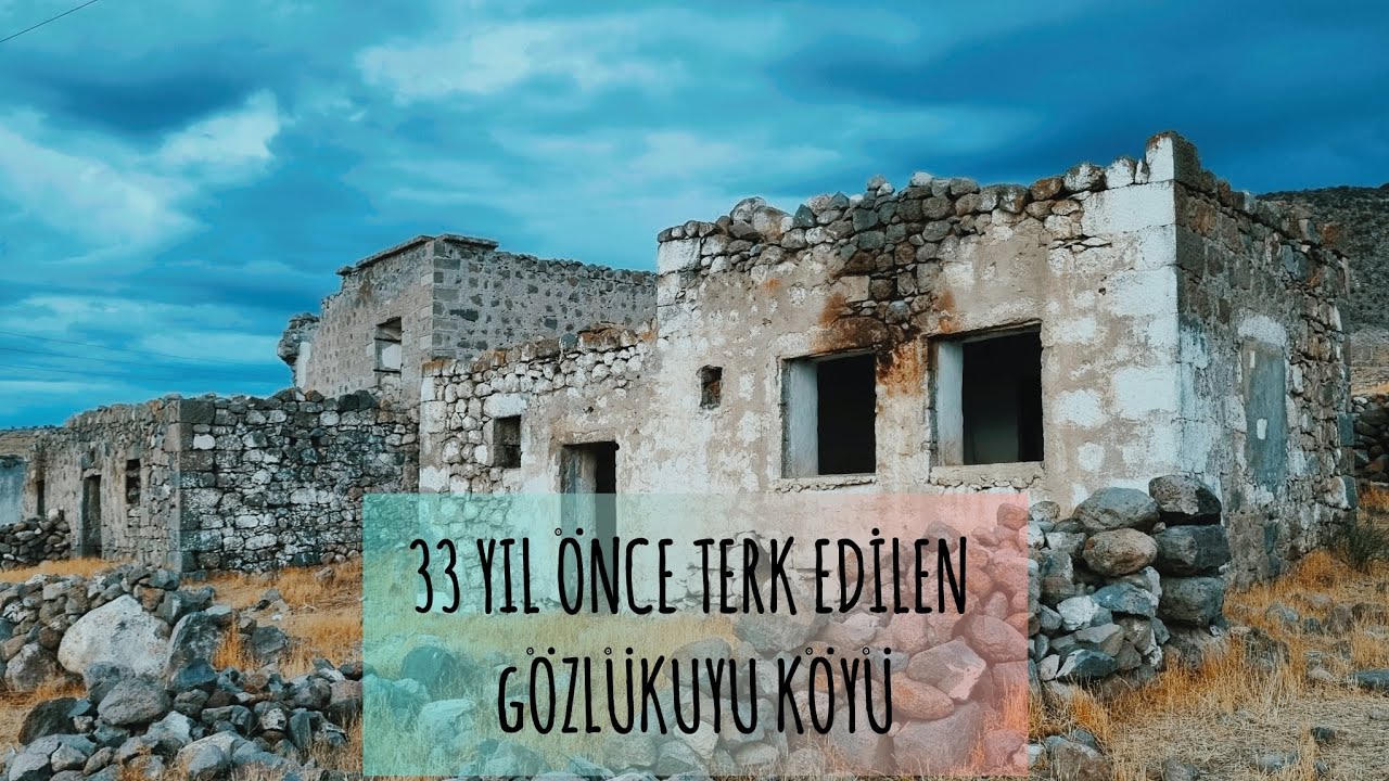 33 Yıl önce terk edilen Gözlükuyu Köyü - Aksaray 