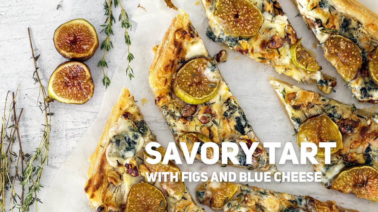 Savory Tart with Figs and Blue Cheese