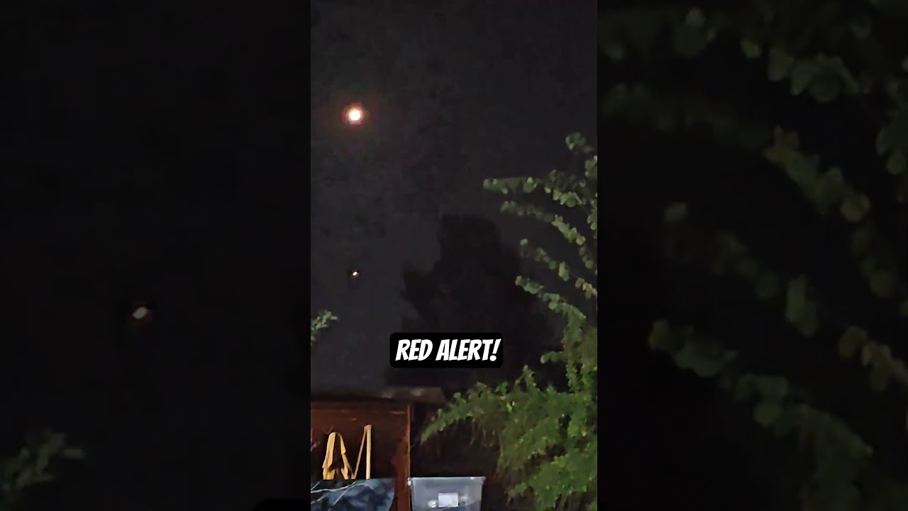 Red alert! Missiles incoming from Iran