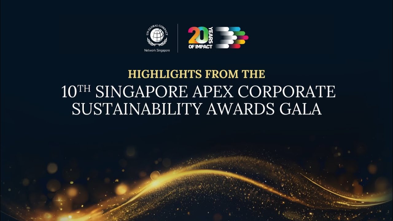 Singapore Apex Corporate Sustainability Awards Gala 2025 Highlights