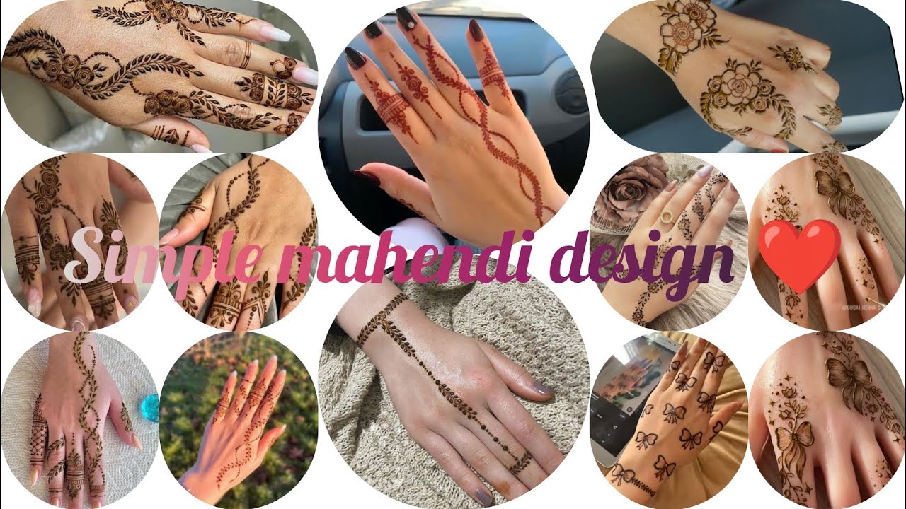 Simple Mahendi Design ❤️ @muslimmindset-u8u #supportmychannel pl#viral #henna #views #shorts