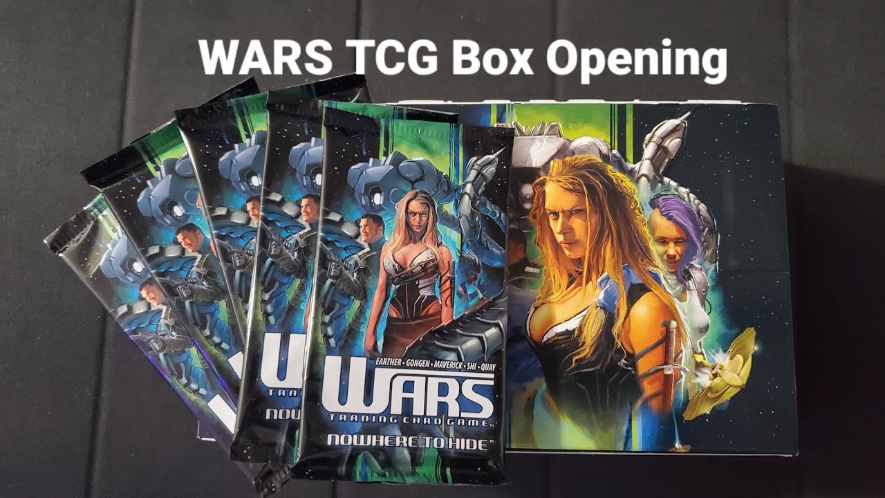 WARS TCG Box Opening: Nowhere To Hide Booster Box