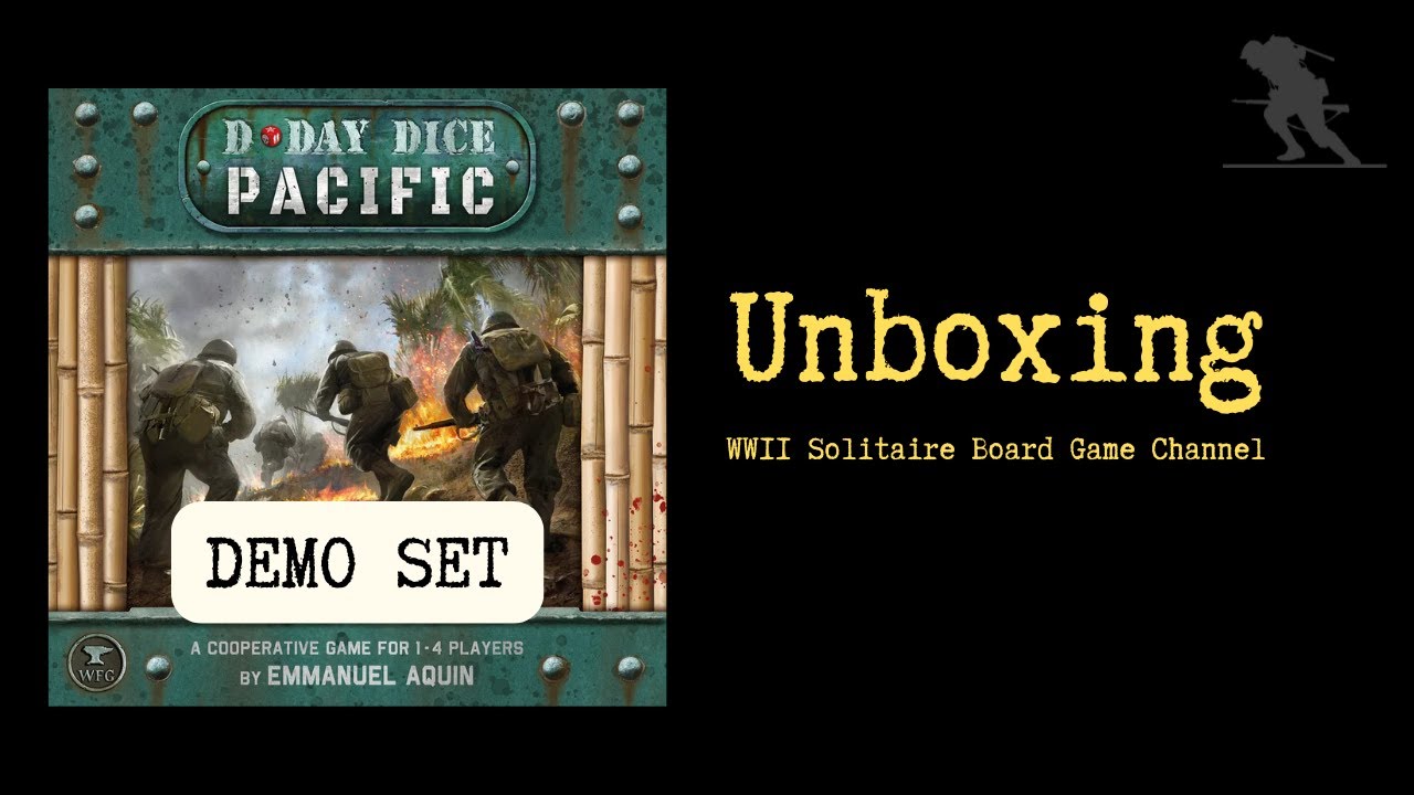 D-Day Dice: Pacific (DEMO SET) - Unboxing