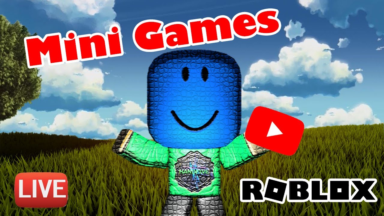 Mini games in ROBLOX ISLAND with fans! (LIVE)
