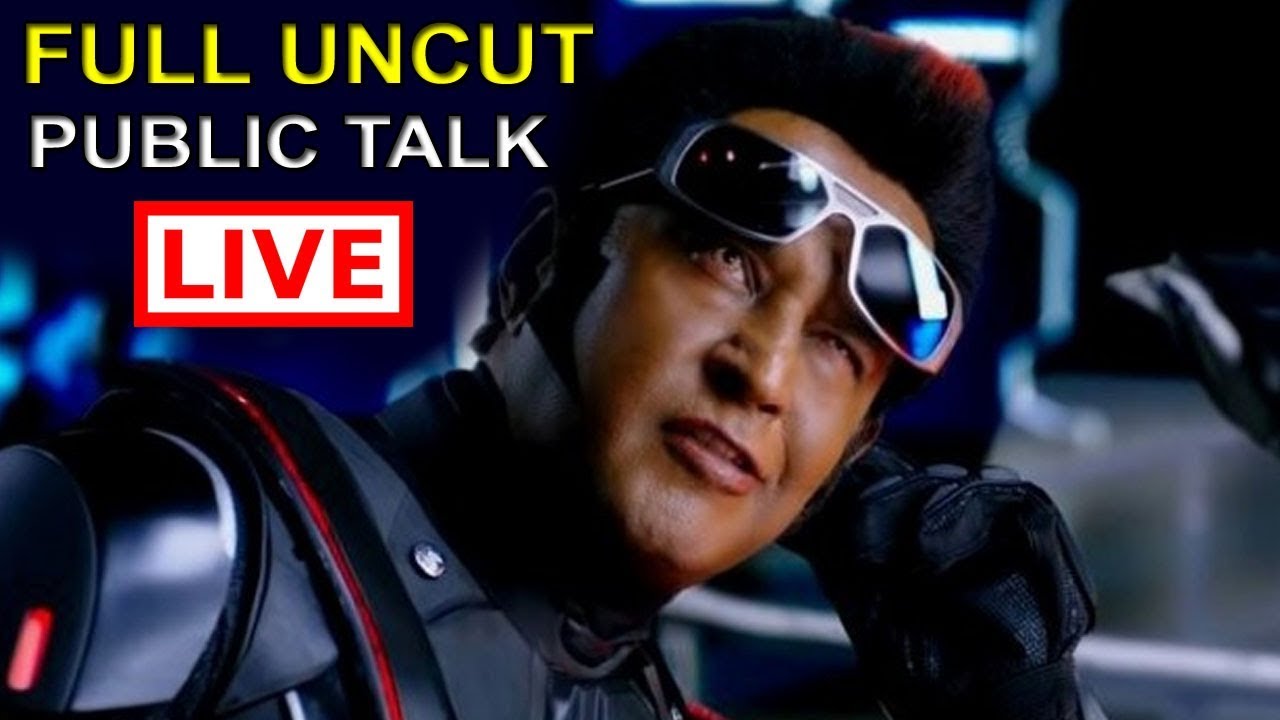 Robo 2.O FULL UNCUT PUBLIC TALK | Live | Rajinikanth | Akshay Kumar | i5 Network