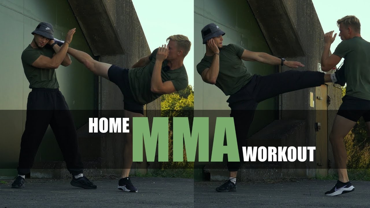 MMA Workout at Home | Train Alone or with a Partner | No Equipment, Epic Routine