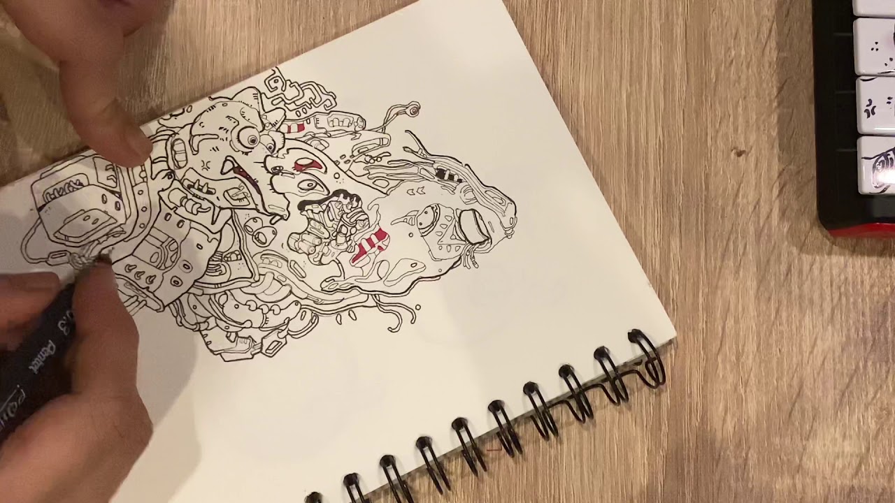 Designing doodles for next bipolar project