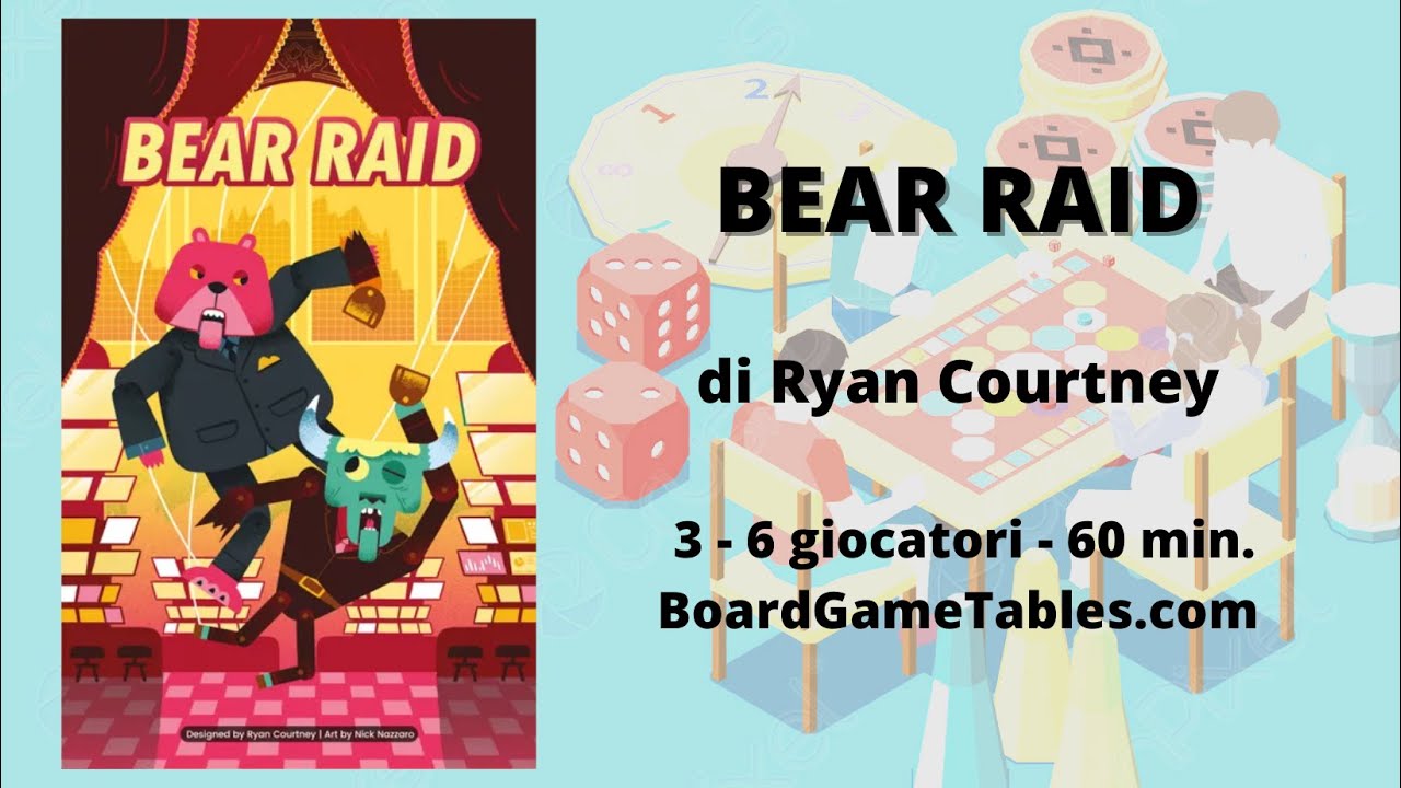 Bear Raid (gioco da tavolo) - Tutorial italiano