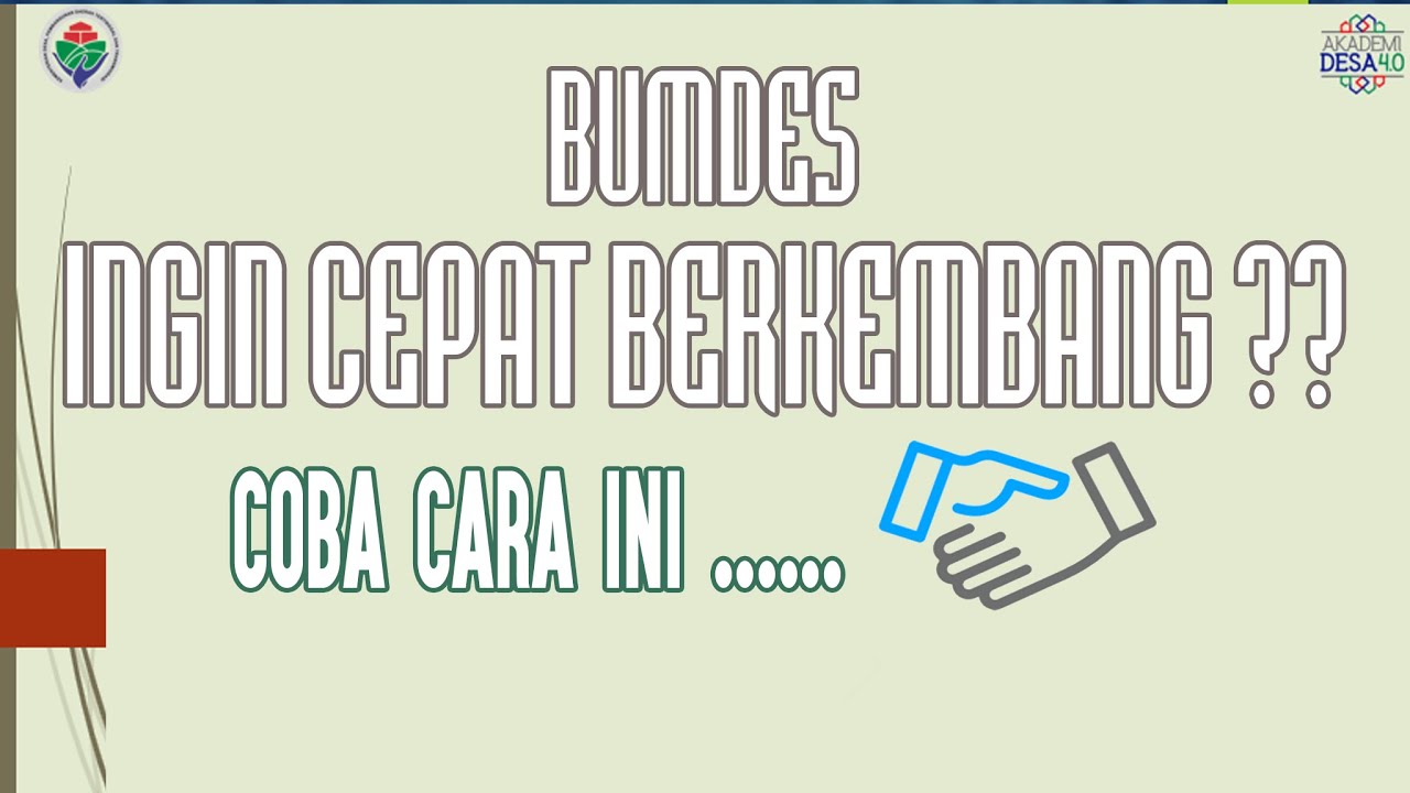 BUMDes Semakin Sukses dan Berkembang Menggunakan Pola Ini