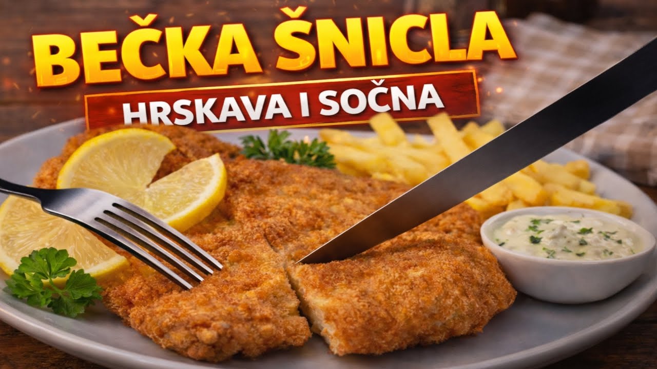 Ovako se pravi SAVRŠENA BEČKA ŠNICLA | Hrskava i sočna | Najbolji recept