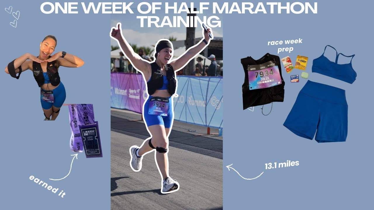 I RAN MY FIRST EVER MARATHON l one week of half marathon training + race day l