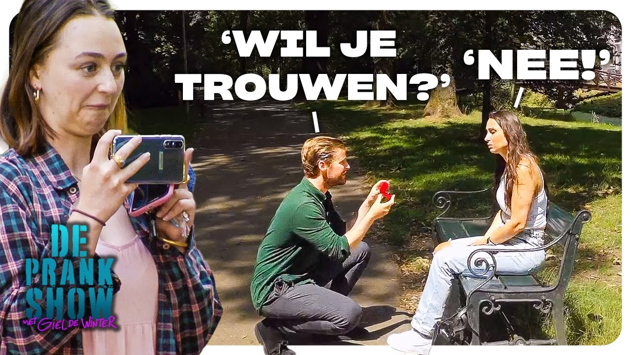 Huwelijksaanzoek GAAT FOUT! 🫣 | De Prank Show met Giel de Winter | Prime Video NL