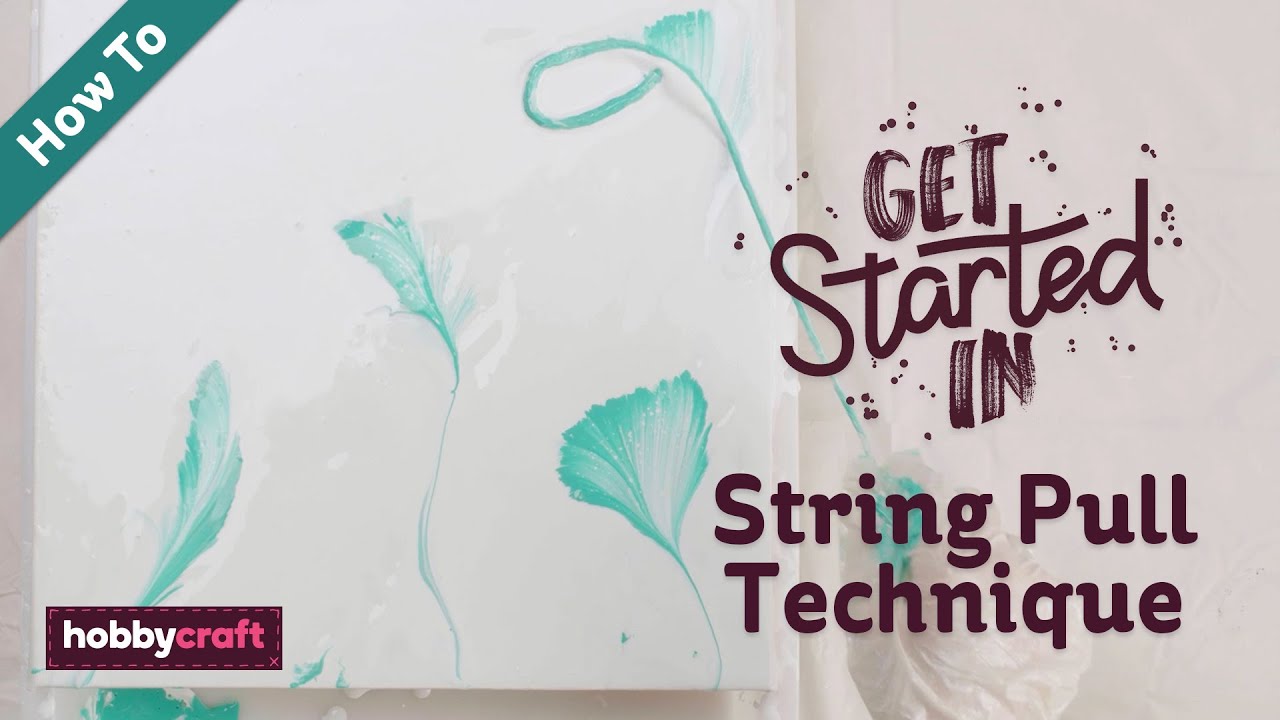 String Technique Tutorial | Get Started in Fluid Art | Hobbycraft