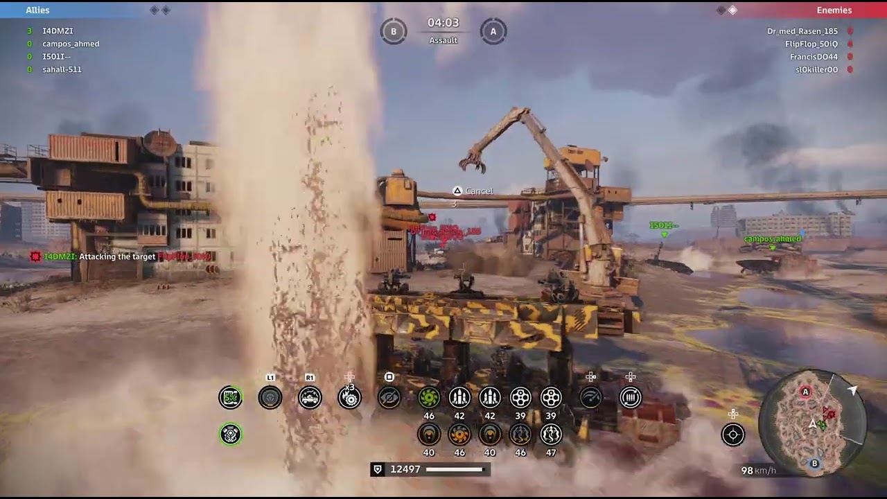 Crossout Leviathan ROOF vs GMNY 😘