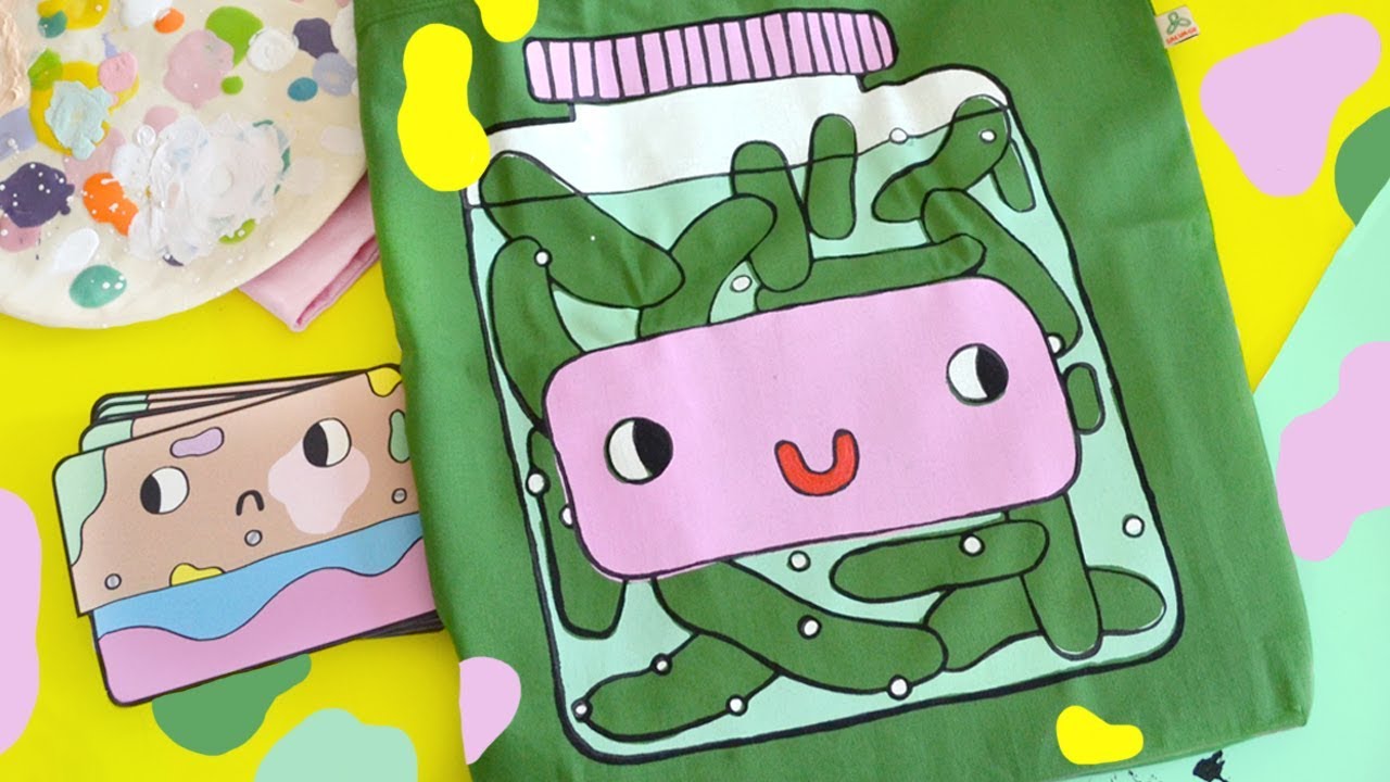 Screen Printing A Four Color Design with A NS401 Printing Press! PEANUT BUTTER, PICKLES & CAKE!