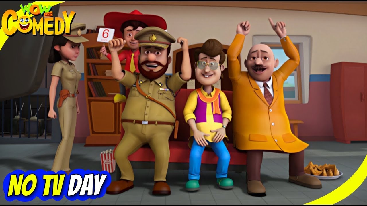 Chacha Bhatija In Hindi- EP45 | No TV Day | Funny Videos For Kids | Wow Kidz Comedy