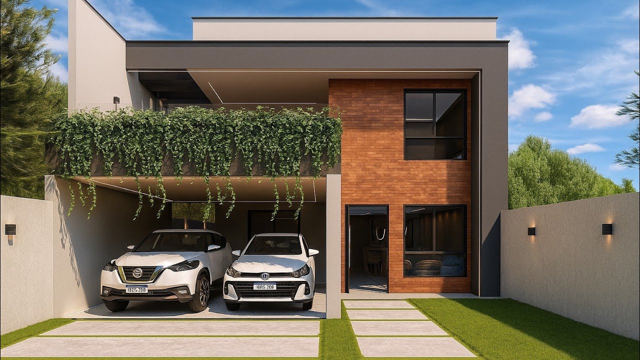 SOBRADO MODERNO || 4 QUARTOS || PLANTA BAIXA - TERRENO 9X20m