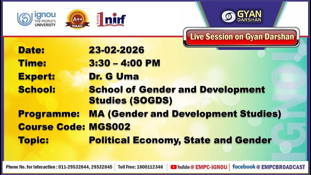 Political Economy, State and Gender