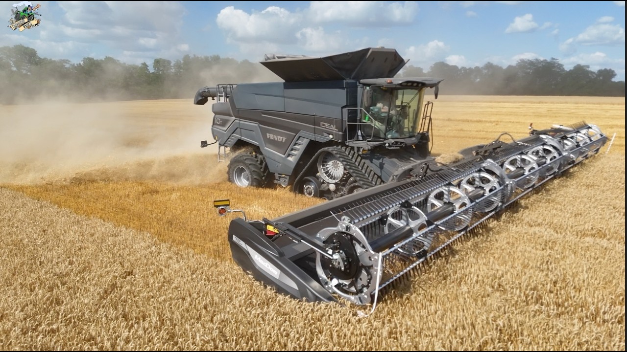 Harvesting Winter Wheat & Planting Double Crop Soybeans in Illinois | Justison Farms