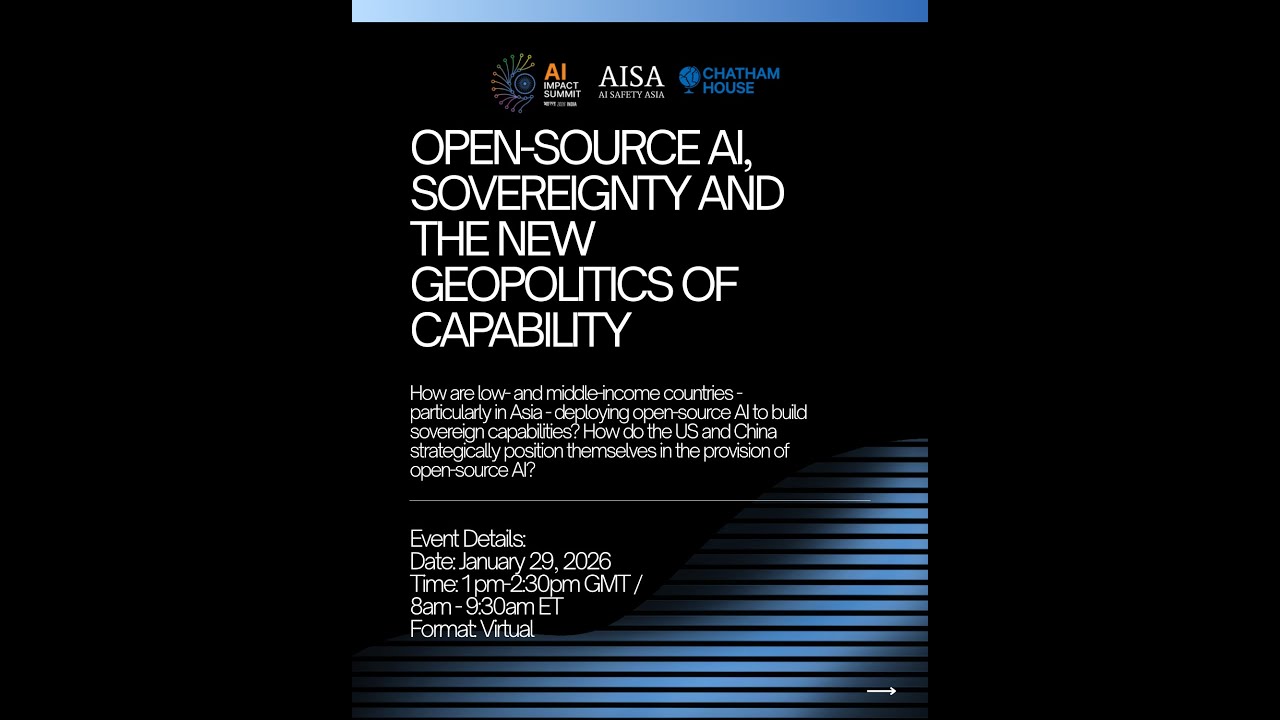 Open-Source AI, Sovereignty and the New Geopolitics of Capability
