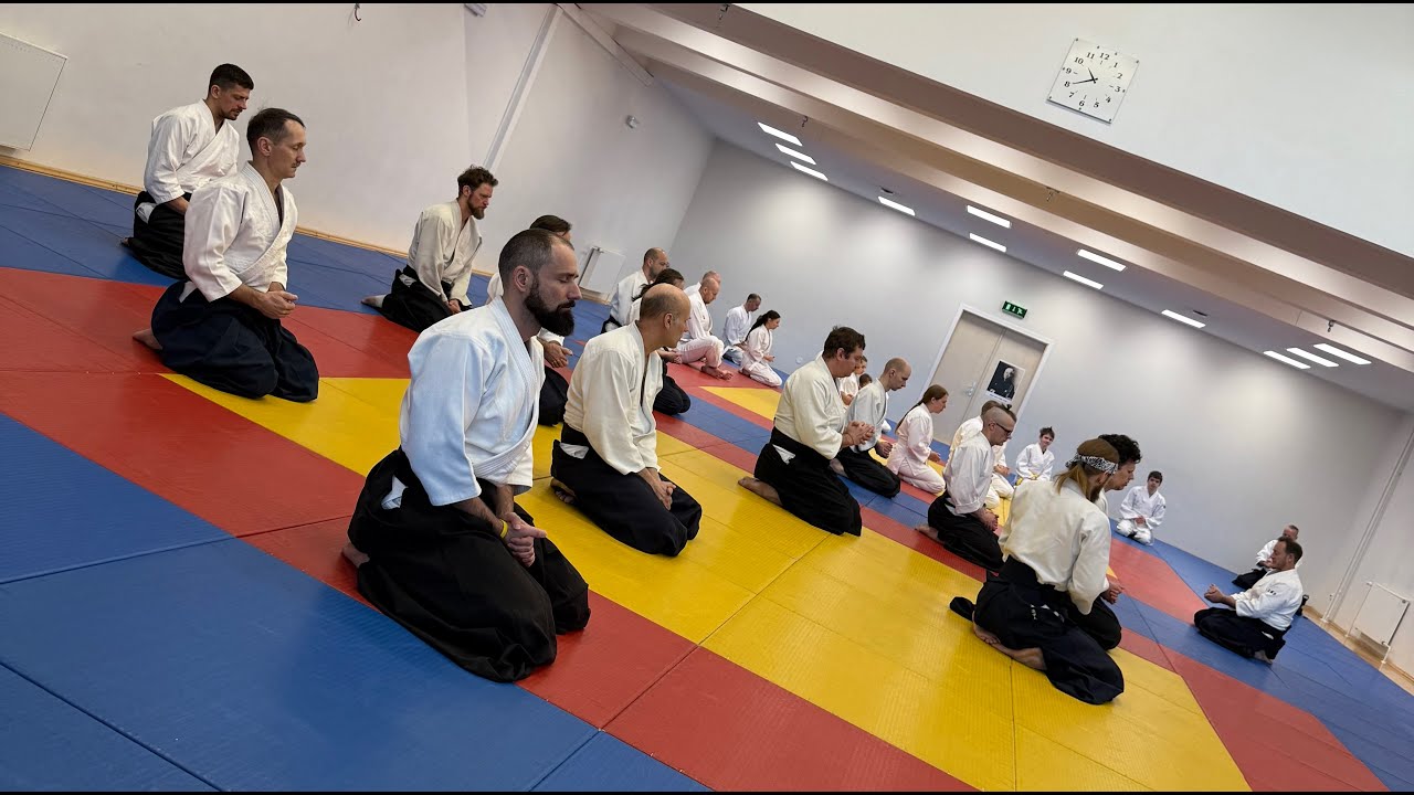 Mickaël Martin Aikido 6. Dan seminar 15.03.25 (Tallinn, Estonia)