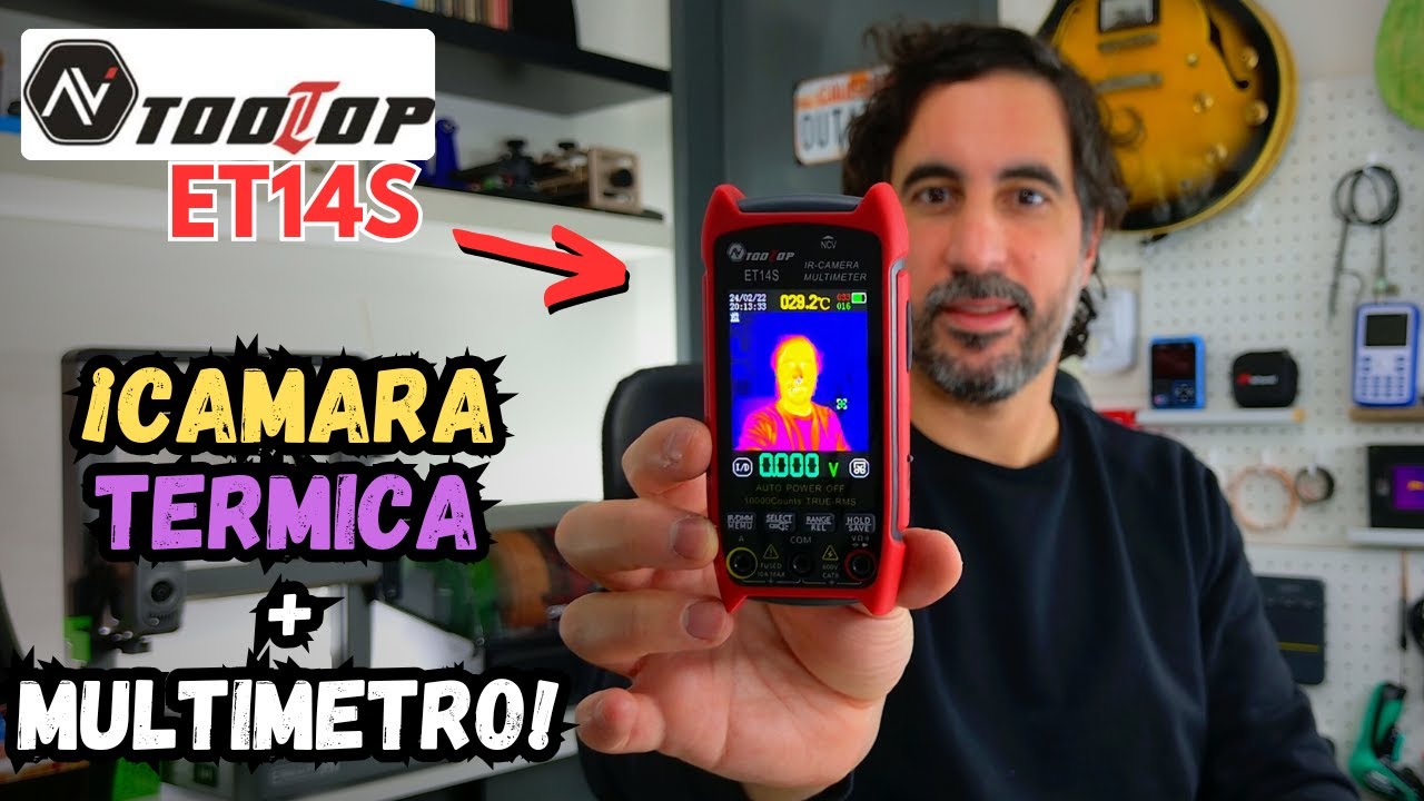 ToolTop ET14S: Camara Termica + Multimetro... ¡ESTA GENIAL!
