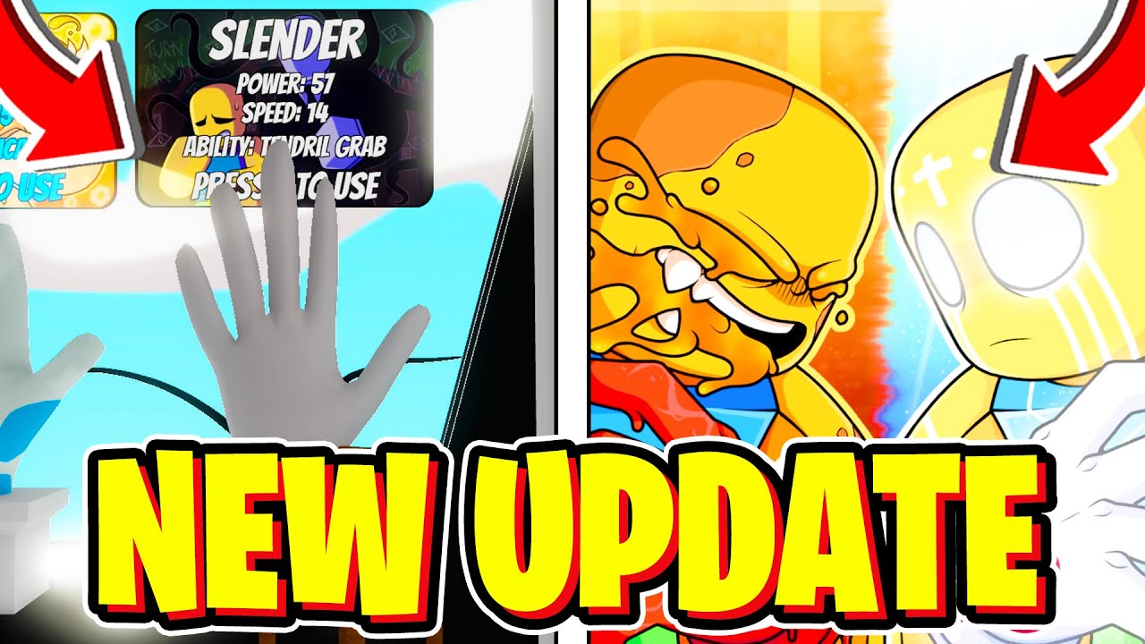 SLAP BATTLES UPDATE (HOW TO GET SLENDER GLOVE SHOWCASE, COLLECT MY PAGES BADGE & CODES) Roblox