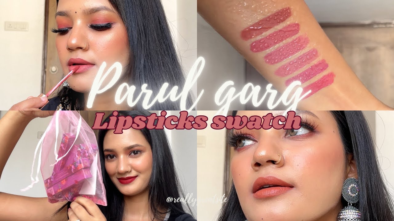 Parul Garg Featherlite Matte Nude Lipstick Review | Lip & Hand Swatch Showcase || Parul garg beauty