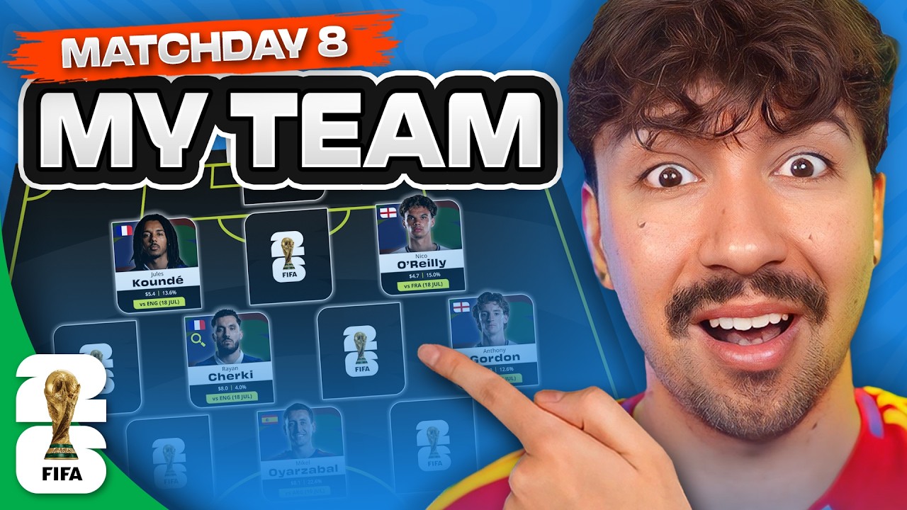 MY MD8 TEAM: 6x Transfers & Booster Strategy 🔒 | World Cup Fantasy Final & 3rd Place FInal