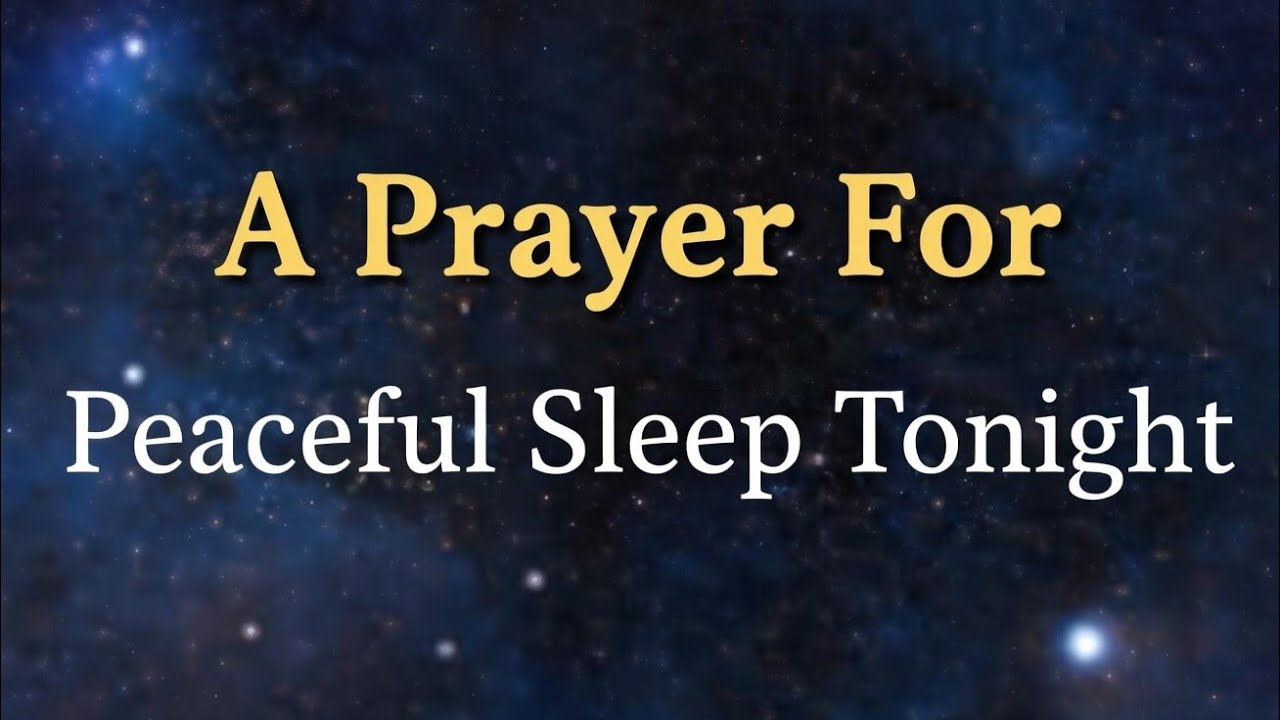Pray This Before Sleep To Be Wrapped In God's Peace | Morning Grace Prayer 