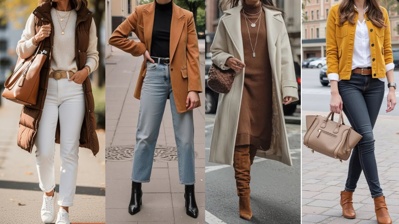 ATUENDOS C&Oacute;MODOS y ELEGANTES/  Outfits Chic para el D&iacute;a a D&iacute;a oto&ntilde;o invierno 2025/2026