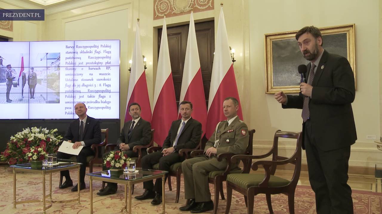 Lekcja o barwach i symbolach narodowych w Pałacu Prezydenckim
