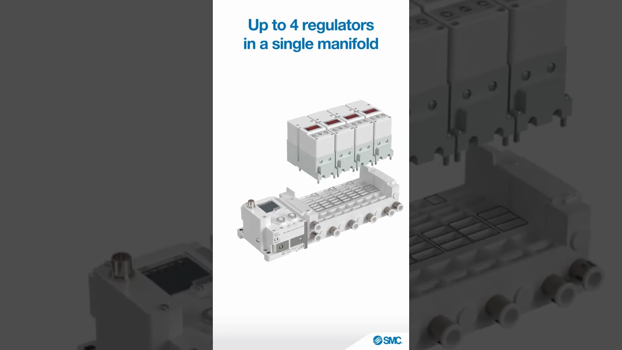 SMC Plug-in Electro-Pneumatic Regulator / Manifold Type : IITV23 Series
