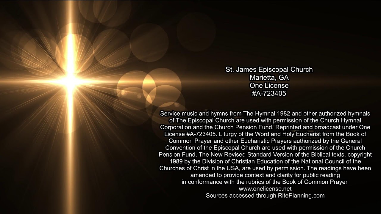 The First Sunday after the Epiphany: The Baptism of Our Lord Jesus Christ