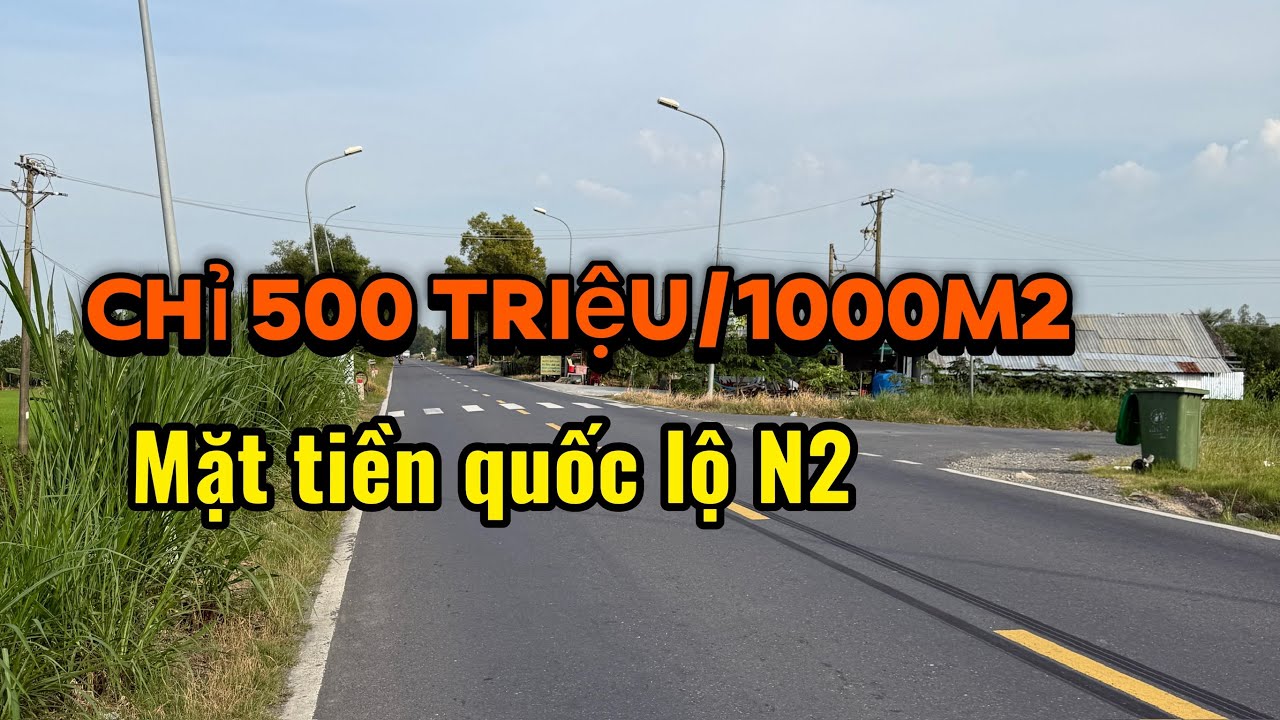 Cần bán DT25.000m2 mặt tiền quốc lộ N2 