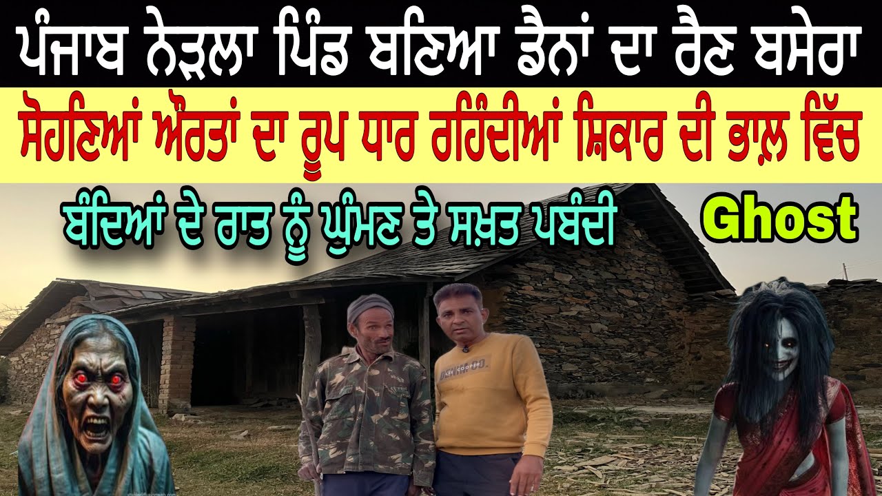 ਪੰਜਾਬ ਨੇੜਲਾ ਪਿੰਡ ਬਣਿਆ ਡੈਨਾਂ ਦਾ ਰੈਣ ਬਸੇਰਾ | ਸੋਹਣਿਆਂ ਔਰਤਾਂ ਦਾ ਰੂਪ ਧਾਰ ਰਹਿੰਦੀਆਂ ਸ਼ਿਕਾਰ ਦੀ ਭਾਲ਼ ਵਿੱਚ