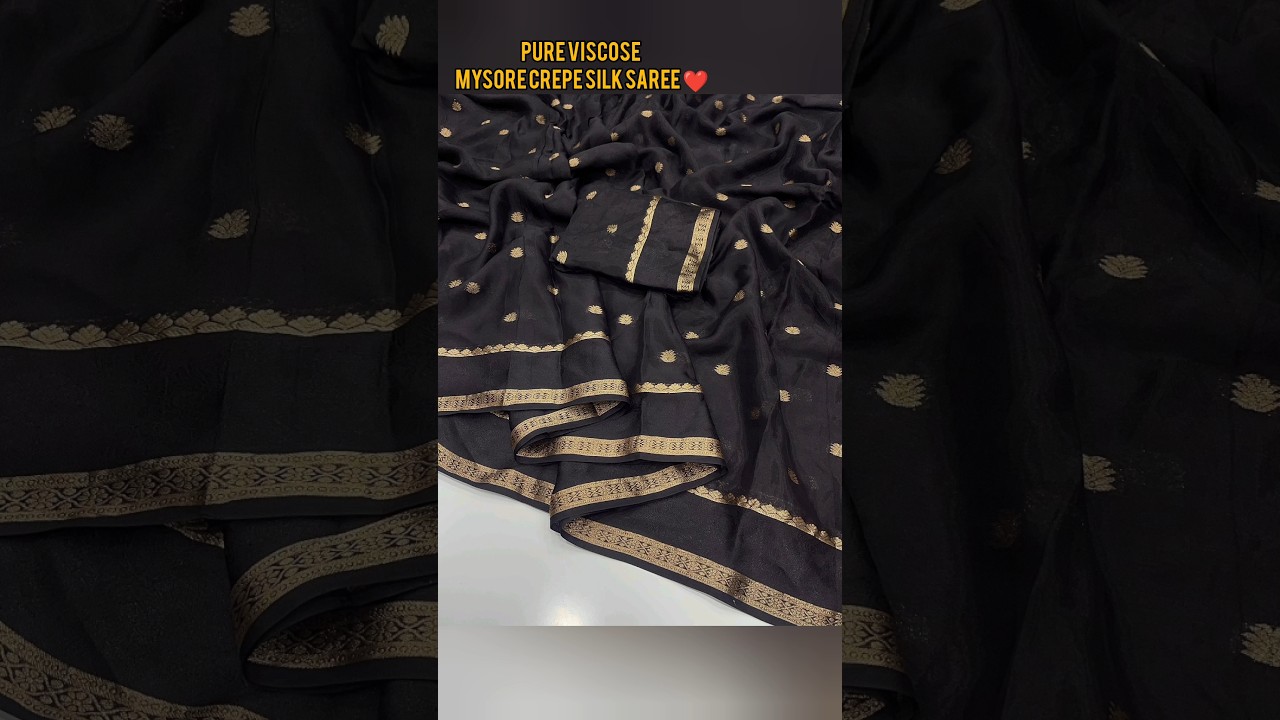 PURE VISCOSE CREPE SILK SAREES 🧶🧶 comment for price ❤️🌈 #crepesarees #viscosesarees #rrkcollection